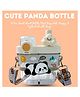 Cots and Cuddles 3D Panda Design 2 Compartment 580ml Water Bottle for Kids