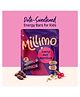 Millimo Healthy Berry Nut Nutribar (150g) | No added sugar, No additives | Source of Protein & Fiber | Made with Date (Pack of 10)