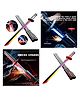 SANJARY Light up Spark Sword Toy with Led Glow Effects, Sound Action Play Weapon for Kids Cosplay Adventure Fun Color Design May Vary