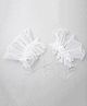 Tipy Tipy Tap Frill Detailed Wrist Gloves - White