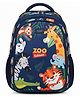 Frantic Height 16 Inches Premium Quality Blue Edison Animal school bag for Kids