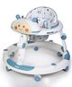 PLAYROOTS Adjustable Baby Walker with Music , Light & 360° Wheels - Blue