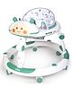 PLAYROOTS Adjustable Baby Walker with Music , Light & 360° Wheels - Green