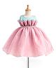 Enfance Woven Sleeveless Gathered Party Dress - Pink