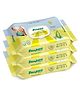 Bumpers Soft Cleansing Baby Wipes with Aloe Vera Extracts  72 Counts/Pack (Set of 3) (216 Wipes)