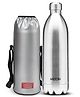 Milton Duo DLX 1500 Thermosteel Water Bottle, 24 Hr Hot and Cold I Leak Proof Lid, ISI Certified I Vacuum Insulated Silver - 1500 ml