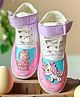IMAGINO Colour Blocked Unicorn Applique Detailed Velcro Closure Shoes - Pink
