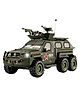 AKN TOYS 1:24 Scale Kids Alloy Remote Control Tiger Wheeled Missile Armored Truck  Die-Cast Police & Military Model Car Toy for Boys , Fun RC Vehicle - PACK OF 1 - ( COLOR MAY VARY )