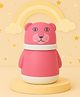 The Cheeky Kidzz Baby Portable Skin Care Powder Puff With Box Holder Cute Cartoon Container For New Born & Kids Face And Body (PINK)