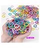 Radhya accessories Set Of 90 Textured Rubber Bands - Multi Colour