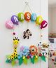 Fab Feltro Jungle and Balloons , Personalised Felt Kids Hanging