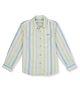 Pepe Jeans 100% Cotton Woven Full Sleeves Striped Shirt - Light Blue