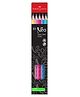 Faber Castle Neo Super Dark Pencil PK10 With Eraser & Sharpener - Pack of 5