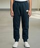 Anthrilo Fleece Solid Comfort Fit Jogger - Teal