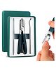 Gleva Nail Cutter Set with Nail Filler with Case Stainless Steel Manicure & Pedicure for Precision Toenail & Fingernail.