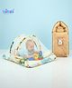 Bubzii 3in1 Baby Sleeping Bag with Mosquito Net for New born Soft & Breathable Cotton Sleeping Sack Cum Wrapper Foldable Bag for Baby Protection