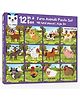 Play Panda 12-in-1 Farm Animals Puzzle Set  Preschool Learning Puzzle with Multiple Activities - 48 Pieces