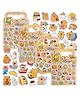 FunBlast Cute Capybara 3D Self-Adhesive Puffy Stickers for Kids  Pack of 4 Sheets/100+ Stickers (Multicolor)