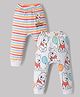 Babyoye Disney 100% Cotton Knit Full Length Diaper Legging With Winnie the Pooh Graphic Pack of 2 _ Multicolour