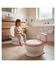 R For Rabbit Little Grown Up Tunes Potty Training Chair - Pink  & White