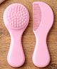 Badal Kidz Soft Bristle Baby Hair Brush & Comb Set for Gentle Grooming-Pink