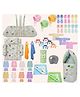 Toddylon Baby Essentials for Newborn Kit 52 in 1 Combo Pack Essentials Kit 0 to 6 Months  Grey