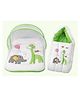 Toddylon Baby Bedding Set New Born Baby Carry Bag & Mosquito Net Bed Combo for 0 to 6 Months Green