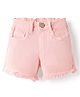 Korkak Cotton Woven Solid Color Shorts - Pink