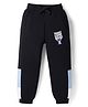 Pine Kids Disney 100% Cotton Knit Full Length Cut N Sew Track Pant Stitch Graphic- Black