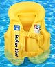COMERCIO Inflatable swimming Jacket, Swim Vest Life Jacket, Swimming Pool Training Jacket - Multicolor (Small)