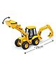 Comercio 2-in-1 Construction Truck Shovel & Excavator Construction Truck Toy Loader for Kids Movable Excavator & Loader Arm Heavy Duty Construction Vehicle Toy Educational Engineering Toy