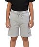 PILOLO Cotton Knit Solid Shorts - Grey