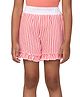 PILOLO Cotton Knit Striped Shorts - Pink