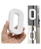 FunBlast Child Safety Adjustable Lock for Sliding Doors and Cabinet  Pack of 1 (White)