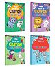 OSWAAL BOOKS Crayon Colouring Book Set of 4 (Vol 14) for Kids Age 3+ | Early Learning Activity Books | by Lil Legends
