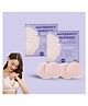 Zikku Ultra Soft Washable Nursing Pads  Reusable Leak Proof Cotton Breast Pads for Breastfeeding Moms - Pack of 4