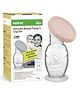haakaa Gen. 2 Silicone Breast Pump & Cap Set Improved Suction & Comfort  Blush - 150 ml