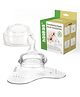 haakaa Breastfeeding Nipple Shield Orthodontic Teat for Comfortable Latch - Round Base