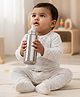 Baby Moo Stainless Steel Feeding Bottle Silver 300 ml