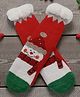 Butterthief Woollen Knit Christmas Theme Snowman  Designed Anti Skid Socks - Red