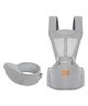 MOMISY 6-in-1 Baby Carrier with Hip Seat, Adjustable, 02 Years (Light Grey)