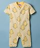 Kidi Wav Half Sleeves Chicks Printed Romper - Yellow