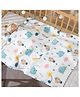 TERI BERI 100% Knitted Cotton Organic Toddler Blanket Newborn Super Soft Baby Swaddle Blanket