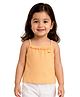 Kidbea Bamboo Knit Sleeveless Solid Camisole - Peach
