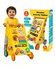 Shumee Wooden Multi-Activity Push Walker for Babies - 5-in-1 Sensory Learning Center with Xylophone, Bead Maze & Storage (9 Months to 2 Years)