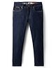 Junior Killer Cotton Woven Full Length Solid Jeans With Stretch  - Navy Blue