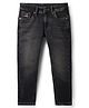Junior Killer Cotton Elastane Blend Full Length Solid Jeans - Black