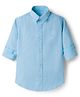 Junior Killer Cotton Woven Full Sleeves Striped Shirt - Light Blue