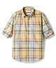 Junior Killer Cotton Woven Full Sleeves Checkered Shirt - Yellow