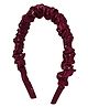 Aye Candy Stones Embellished Hair Band - Wine